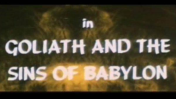 Goliath And the Sins Of Babylon