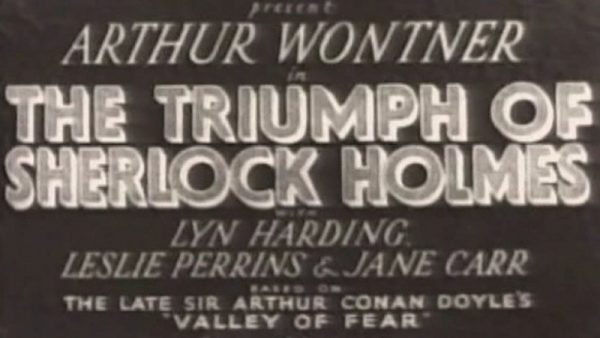 Triumph of Sherlock Holmes, The